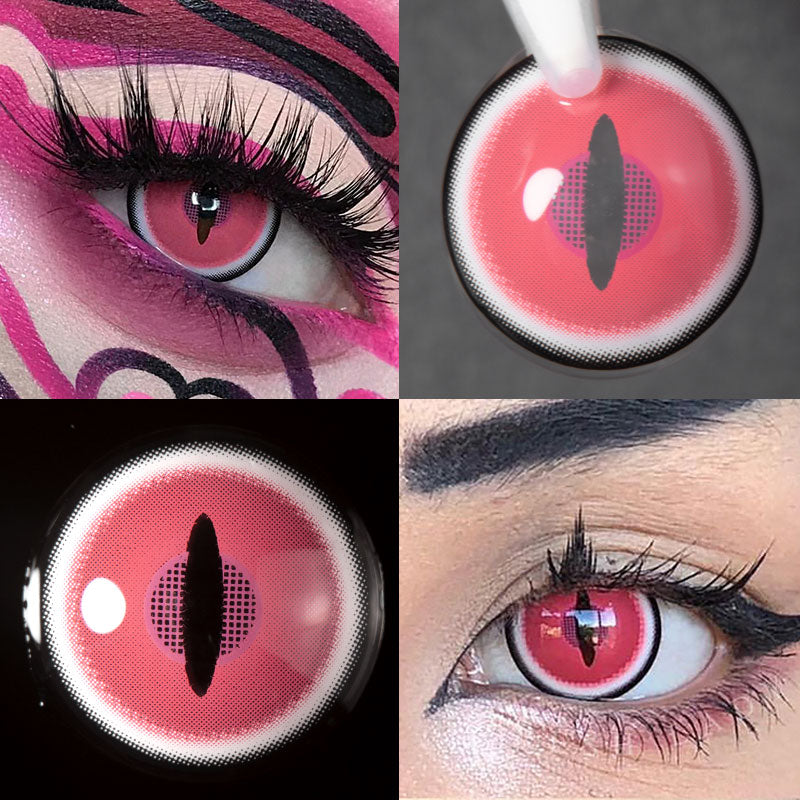 Nezuko Demon Halloween Contact Lenses Mecoeye