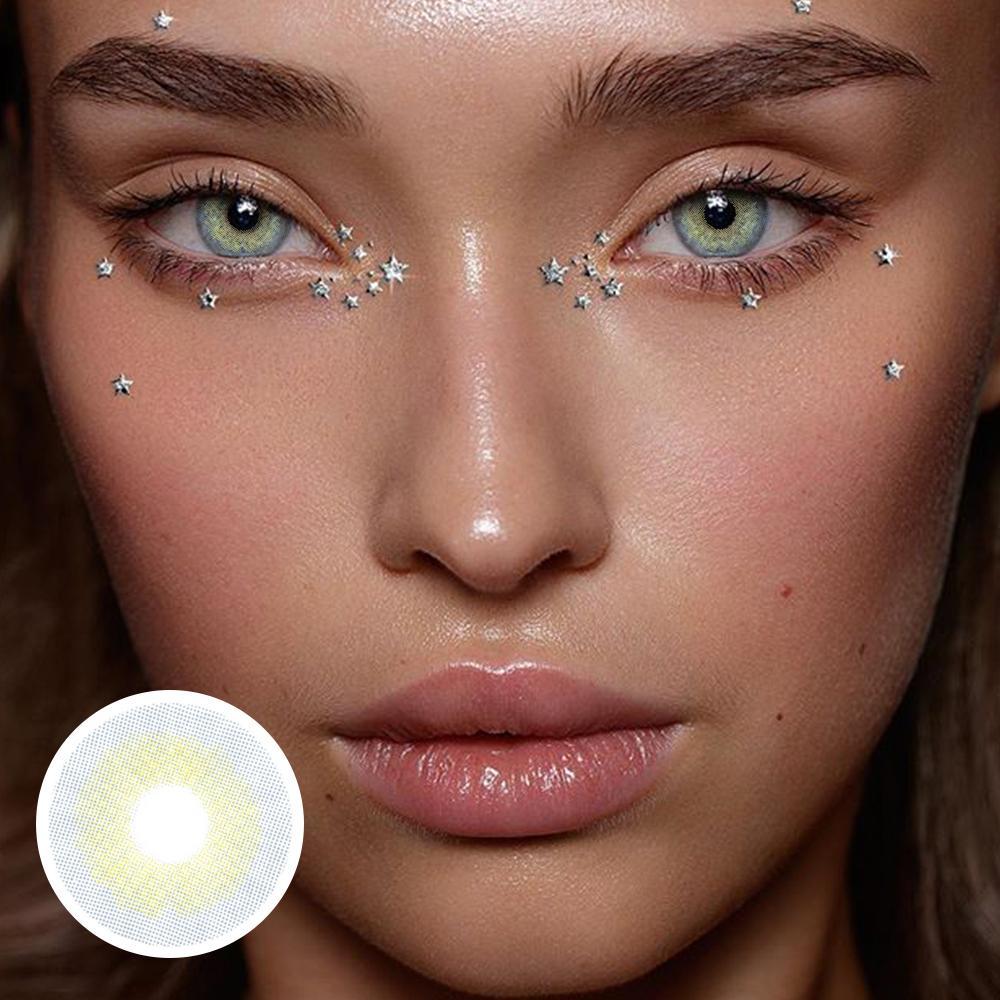 Polar Lights Blue Grey Colored Contact Lenses Mecoeye