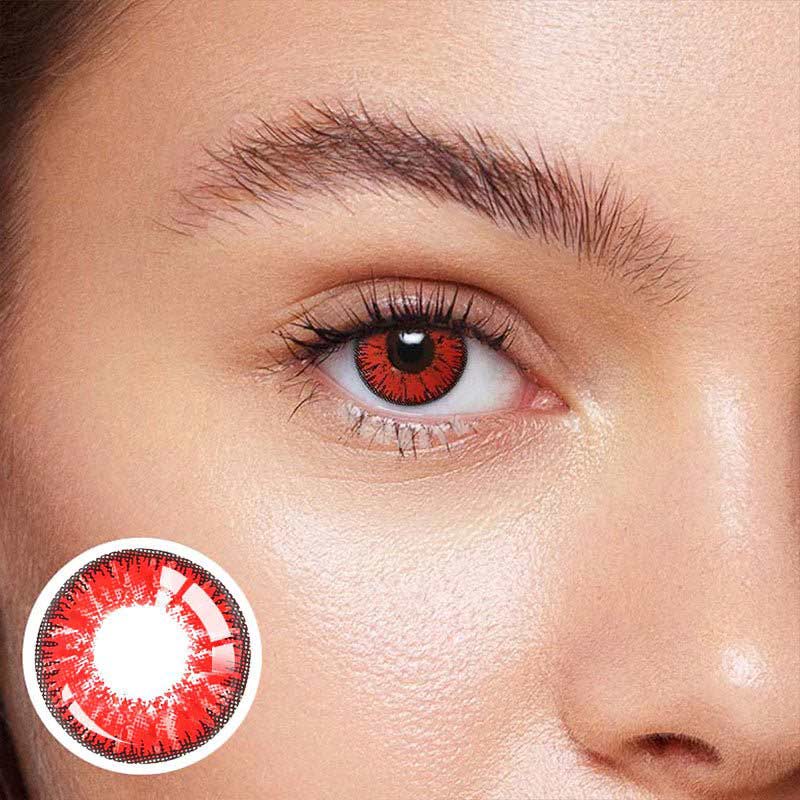 Red Coloured Contact Lenses