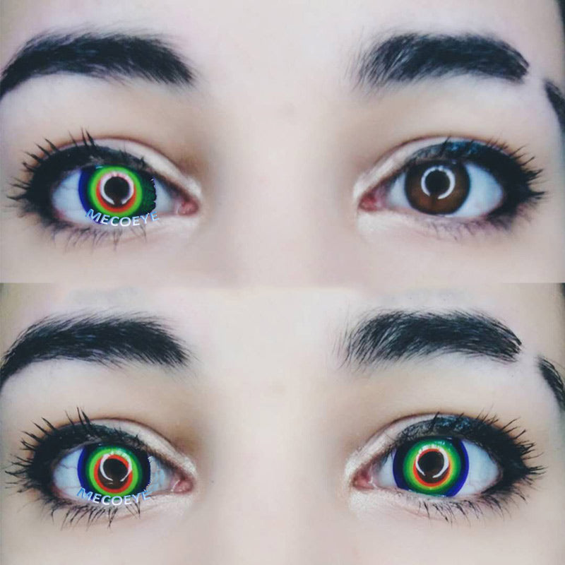 Rainbow Eye Contacts