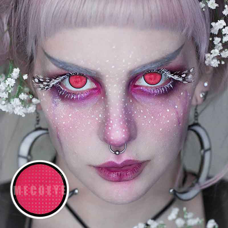 Red Mesh Contacts