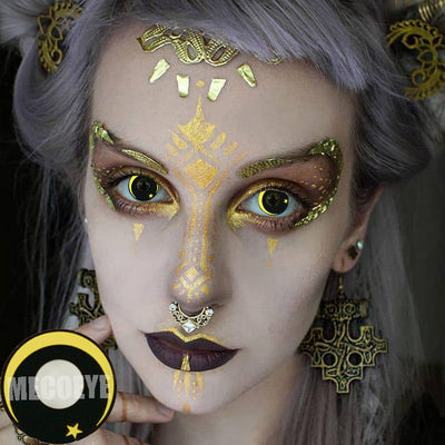 Moon Star-Yellow Yearly Cosplay Contact Lenses